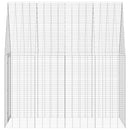 Kanin Bur Sølv 200 x 100 x 210 cm Galvaniseret stål