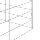 Kanin Bur Sølv 400 x 100 x 210 cm Galvaniseret stål