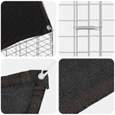Kanin Bur Sølv 100 x 100 x 210 cm Galvaniseret stål