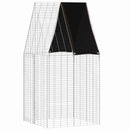 Kanin Bur Sølv 100 x 100 x 210 cm Galvaniseret stål