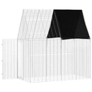Kanin Bur Sølv 200 x 100 x 210 cm Galvaniseret stål