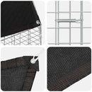 Kanin Bur Sølv 300 x 100 x 210 cm Galvaniseret stål