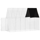 Kanin Bur Sølv 300 x 100 x 210 cm Galvaniseret stål