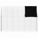 Kanin Bur Sølv 300 x 100 x 210 cm Galvaniseret stål