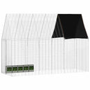 Kanin Bur Sølv 300 x 100 x 210 cm Galvaniseret stål