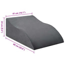 Benpude 68 x 41 x 24 cm PU Skum Grå