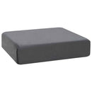 Sædehynde 40 x 40 x 10 cm PU Skum Grå