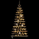 Juletræ Naturfarvet 120 cm Massiv Asketræ