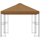 Pavillon 3 x 3 m Beige Polyester og Stål 190 gsm