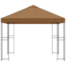 Pavillon 3 x 3 m Beige Polyester og Stål 190 gsm