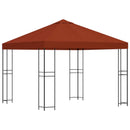Pavillon 3 x 3 m Terrakotta Polyester og Stål 190 gsm