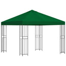 Pavillon 3 x 3 m Grøn Polyester og Stål 190 gsm