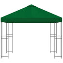 Pavillon 3 x 3 m Grøn Polyester og Stål 190 gsm