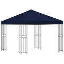 Pavillon 3 x 3 m Blå Polyester og Stål 190 gsm