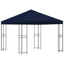 Pavillon 3 x 3 m Blå Polyester og Stål 190 gsm