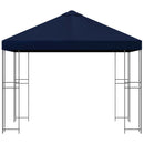 Pavillon 3 x 3 m Blå Polyester og Stål 190 gsm