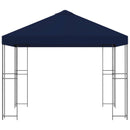 Pavillon 3 x 3 m Blå Polyester og Stål 190 gsm