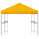Pavillon 3 x 3 m Gul Polyester og Stål 190 gsm