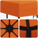Pavillon 3 x 3 m Orange Polyester og Stål 190 gsm