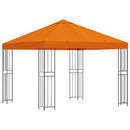 Pavillon 3 x 3 m Orange Polyester og Stål 190 gsm