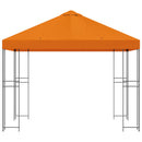 Pavillon 3 x 3 m Orange Polyester og Stål 190 gsm
