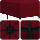 Pavillon 3 x 3 m Bordeaux Polyester og Stål 190 gsm
