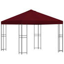 Pavillon 3 x 3 m Bordeaux Polyester og Stål 190 gsm