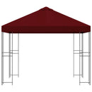 Pavillon 3 x 3 m Bordeaux Polyester og Stål 190 gsm