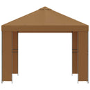 Pavillon 3 x 3 m Beige Polyester og Stål 190 gsm