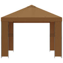 Pavillon 3 x 3 m Beige Polyester og Stål 190 gsm
