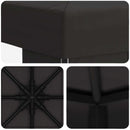 Pavillon 3 x 3 m Antracit Polyester og Stål 190 gsm