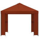 Pavillon 3 x 3 m Terrakotta Polyester og Stål 190 gsm