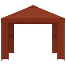 Pavillon 3 x 3 m Terrakotta Polyester og Stål 190 gsm