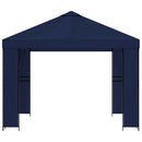 Pavillon 3 x 3 m Blå Polyester og Stål 190 gsm
