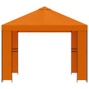 Pavillon 3 x 3 m Orange Polyester og Stål 190 gsm