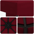 Pavillon 3 x 3 m Bordeaux Polyester og Stål 190 gsm