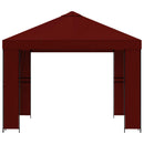 Pavillon 3 x 3 m Bordeaux Polyester og Stål 190 gsm