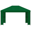 Pavillon 4 × 3 m Grøn Polyester og Stål 190 gsm