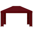 Pavillon 4 × 3 m Bordeaux Polyester og Stål 190 gsm