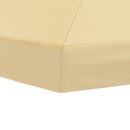 Gazebo Klap Cover 6 x 3 m Cremefarvet Polyester 190