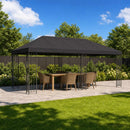 Gazebo Klap Cover 6 x 3 m Antracit Polyester 190
