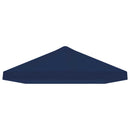 Gazebo Klap Cover 6 x 3 m Blå Polyester 190