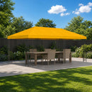 Gazebo Klap Cover 6 x 3 m Gul Polyester 190