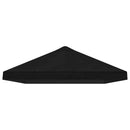 Gazebo Klap Cover 6 x 3 m Sort Polyester 190
