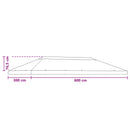 Gazebo Klap Cover 6 x 3 m Sort Polyester 190