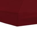 Gazebo Klap Cover 6 x 3 m Bordeaux Polyester 190