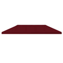 Gazebo Klap Cover 6 x 3 m Bordeaux Polyester 190