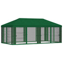 Gazebo Cover med sidevægge 6 x 3 m Grøn Polyester 190