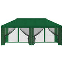 Gazebo Cover med sidevægge 6 x 3 m Grøn Polyester 190