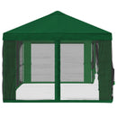 Gazebo Cover med sidevægge 6 x 3 m Grøn Polyester 190